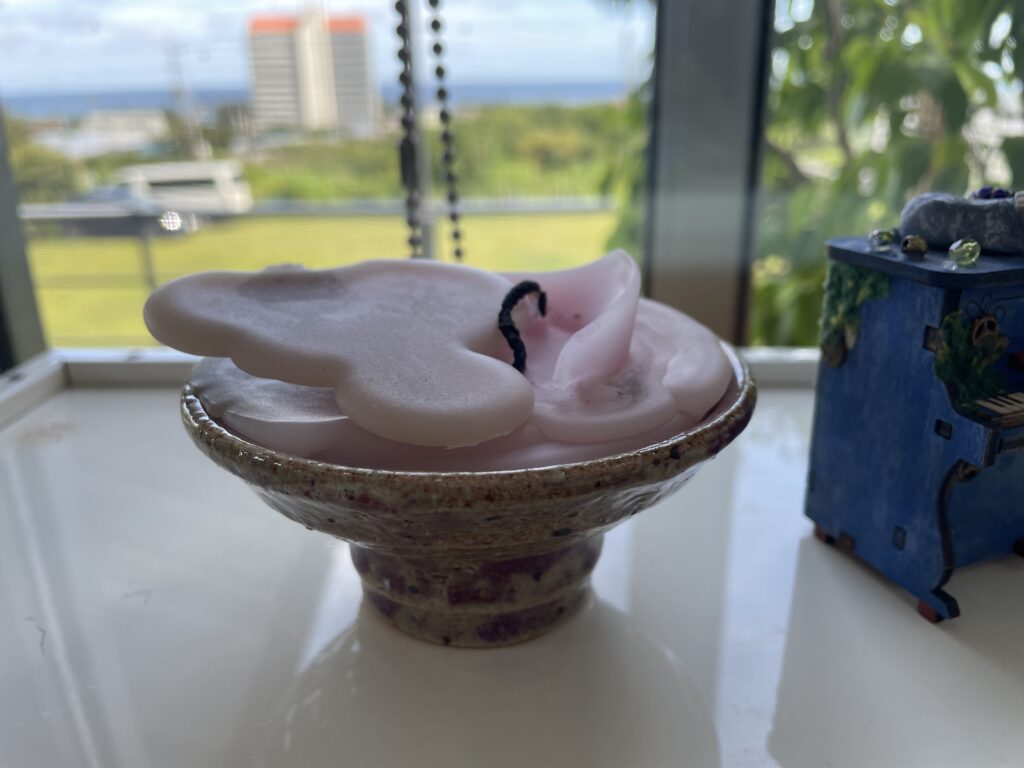 溶けた蝋燭